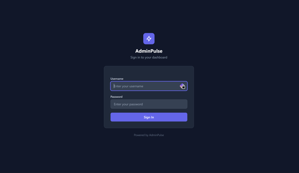 Login Page