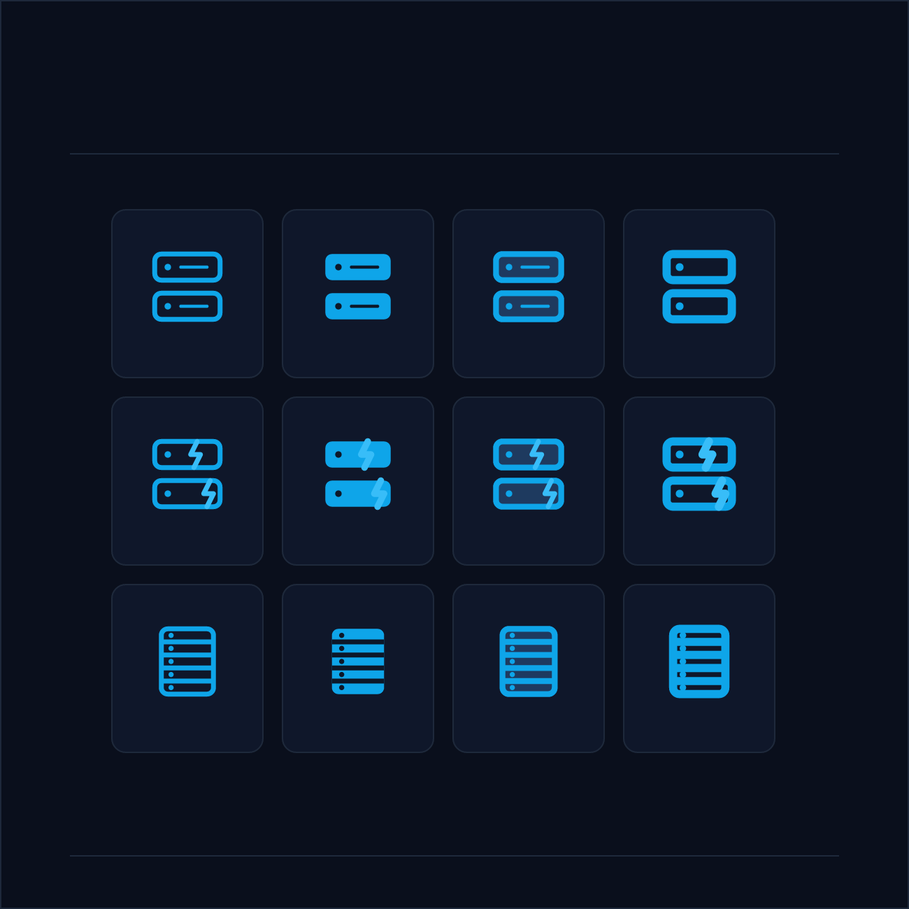 Infrastructure Icon Collection Pro